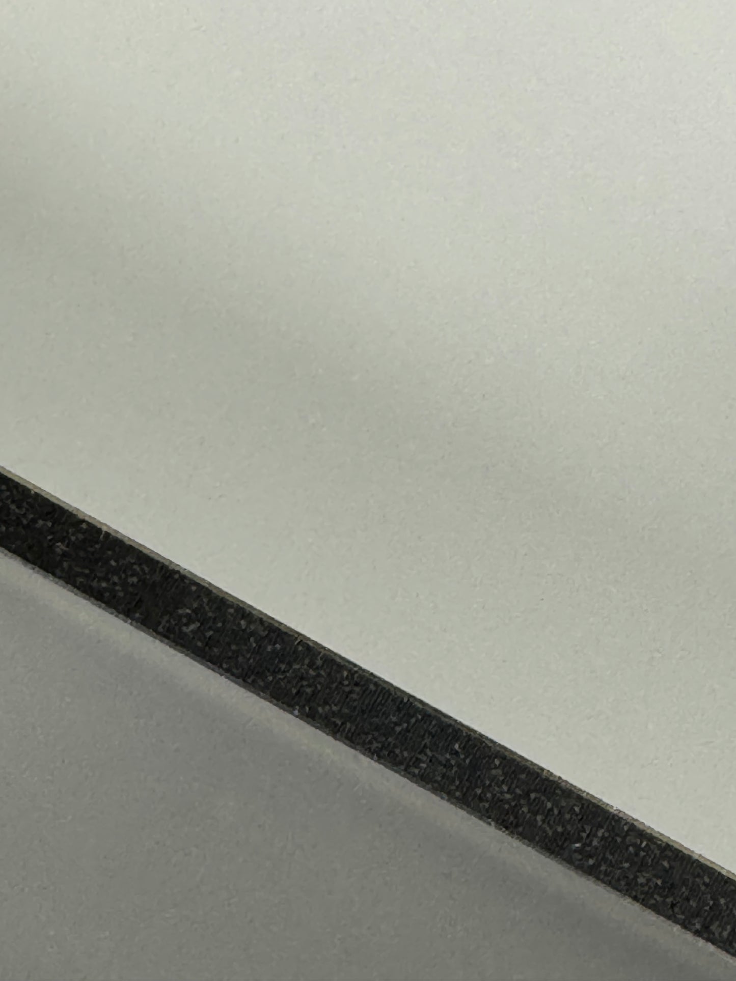 Zijkant van de dibont bordjes