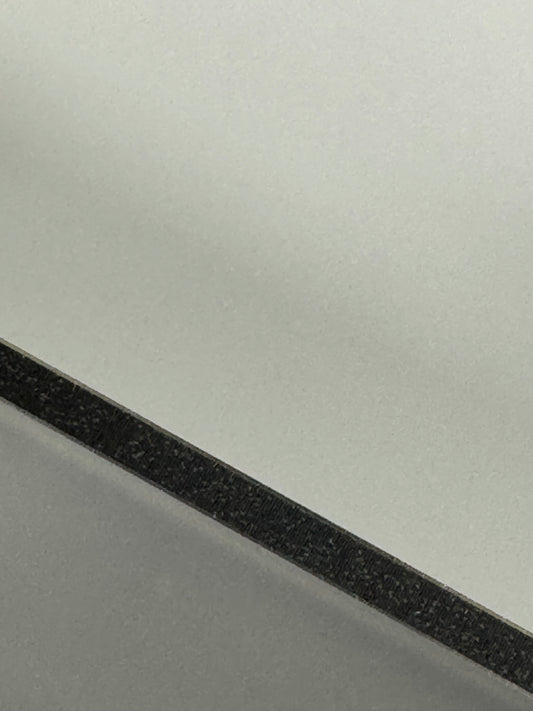 Zijkant van de dibont bordjes