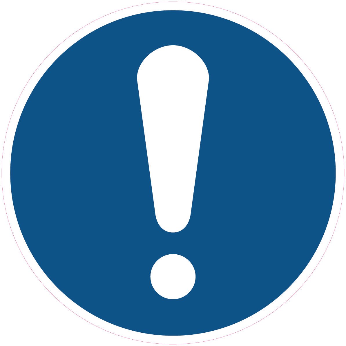 Gebodssticker algemeen gebod, ISO 7010 M001