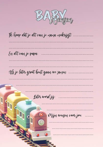 Babyshower kaarten (20 stuks) - Maak Blijvende Herinneringen - Babyshower 16 - Ricard Pictogram stickers - 8718133059124