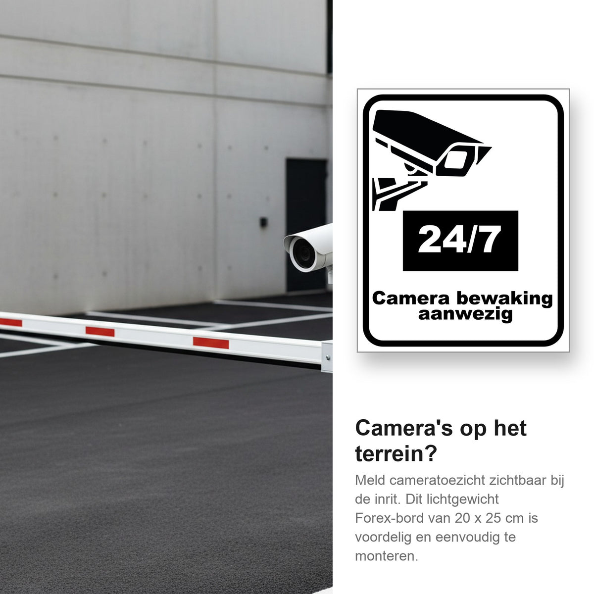 sfeerbeeld bord forex-camera-tekst-zwart