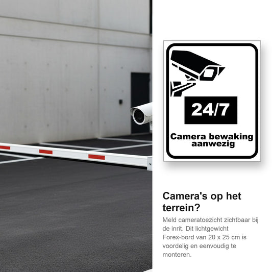 sfeerbeeld bord forex-camera-tekst-zwart