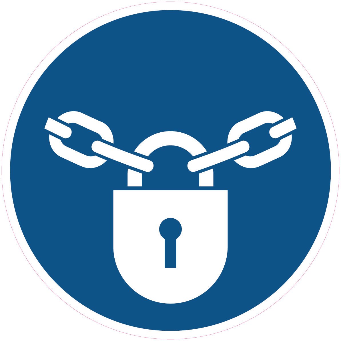 Gebodssticker gesloten houden, ISO 7010 M028