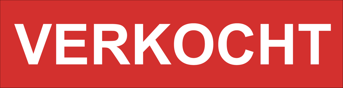 Verkocht sticker rood | 40 x 10 cm | 6 stuks - Ricard Pictogram stickers - 8718133053412