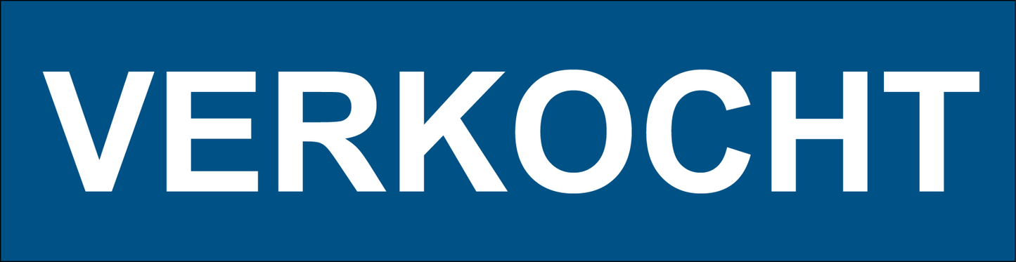 Verkocht sticker blauw | 40 x 10 cm | 6 stuks - Ricard Pictogram stickers - 8718133053504