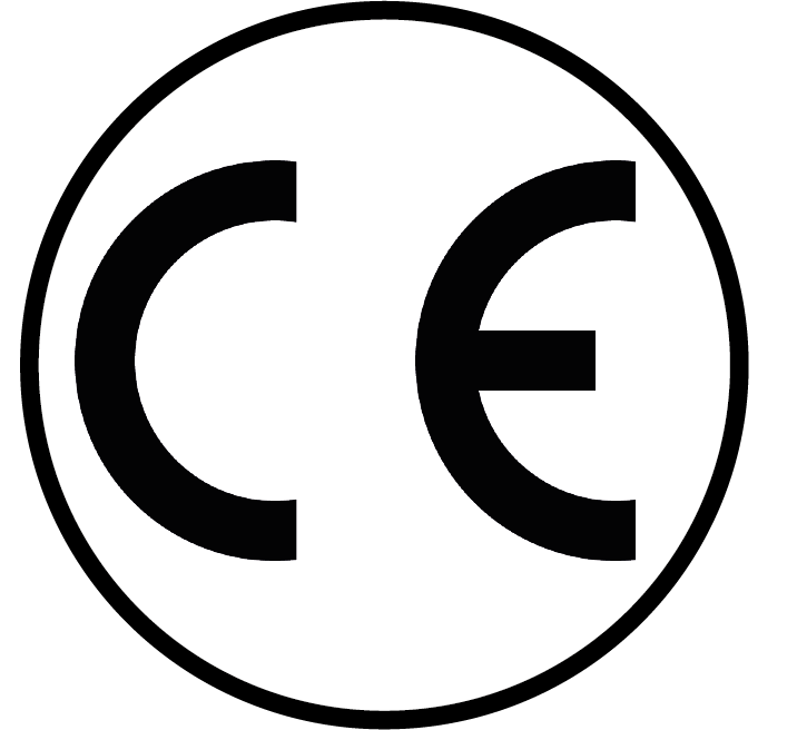 Zwart/wit 100expl. 3cm Rond CE met sticker Vinyl 25 op vel - Ricard Pictogram stickers -