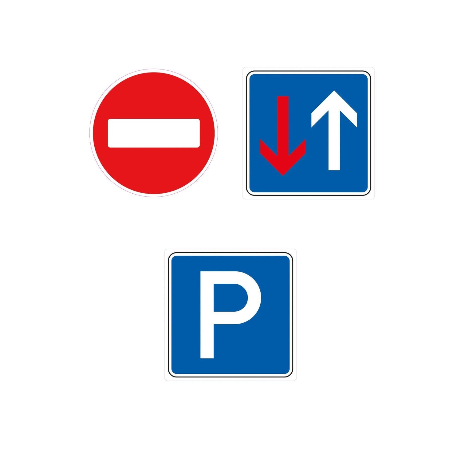 Pictogram stickers | Verkeersborden & Stickers: Alles voor op de Weg
