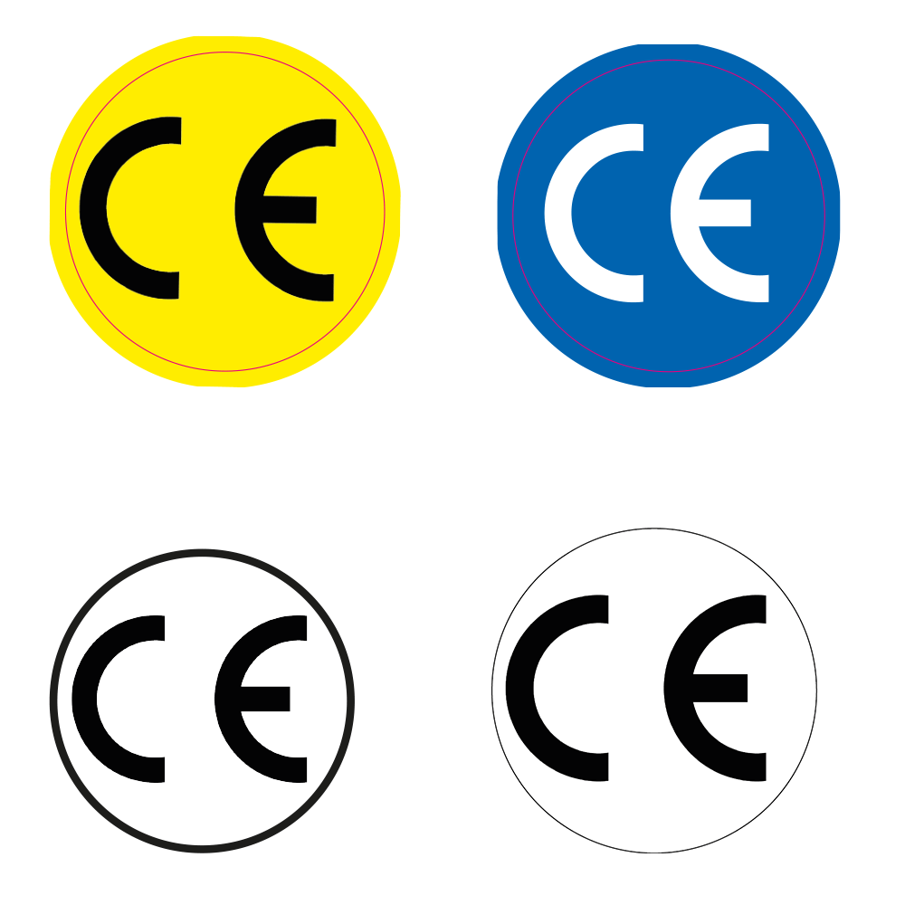 CE stickers – Ricard Pictogram stickers