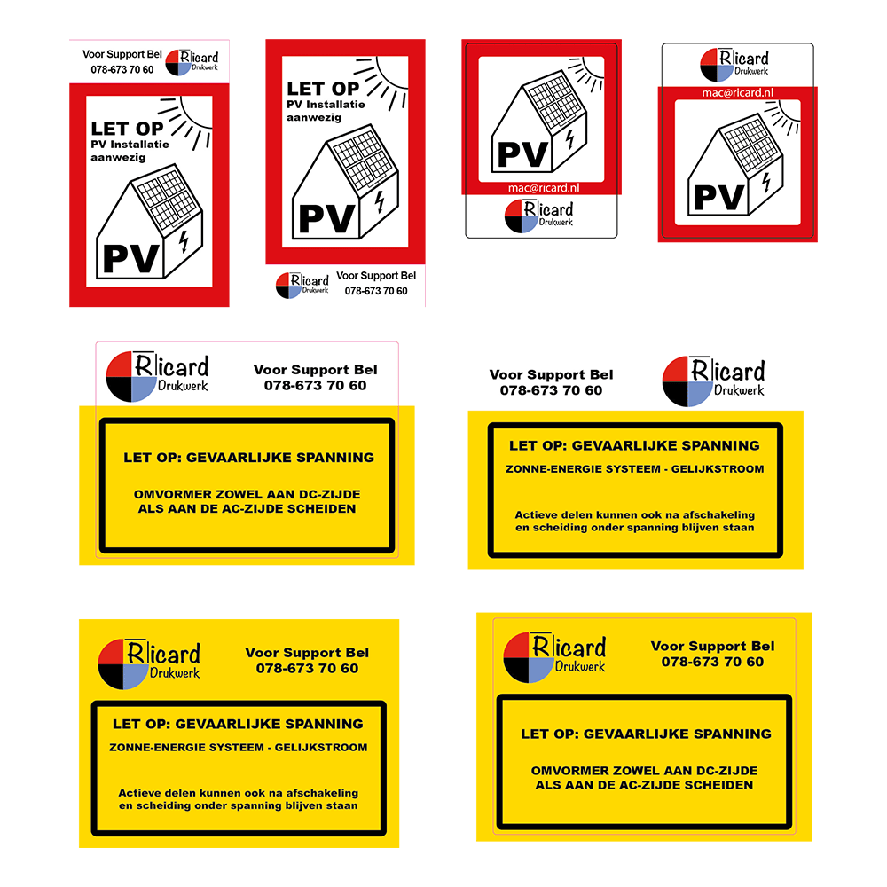 PV stickers met eigen Logo in onze ontwerp studio in een paar klikken - Ricard