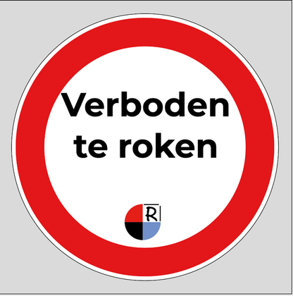 10x Aanpasbare Verbodsticker | Rood/Zwart | 10 cm Rond | Gratis tekst en logo - Ricard Pictogram stickers - 