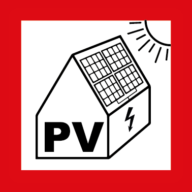 20x 3 x 3 cm PV sticker vierkant - Ricard Pictogram stickers -enkele sticker