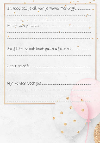 2x20 leuke Babyshowerkaarten | Babyshower | spelletje invulkaarten (A5 formaat) 2x20Babyshower07 - Ricard Pictogram stickers