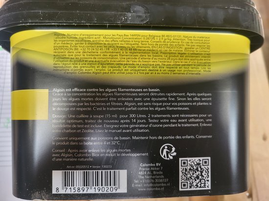 Colombo Algisin Tegen Draadalgen (2.500 ml)