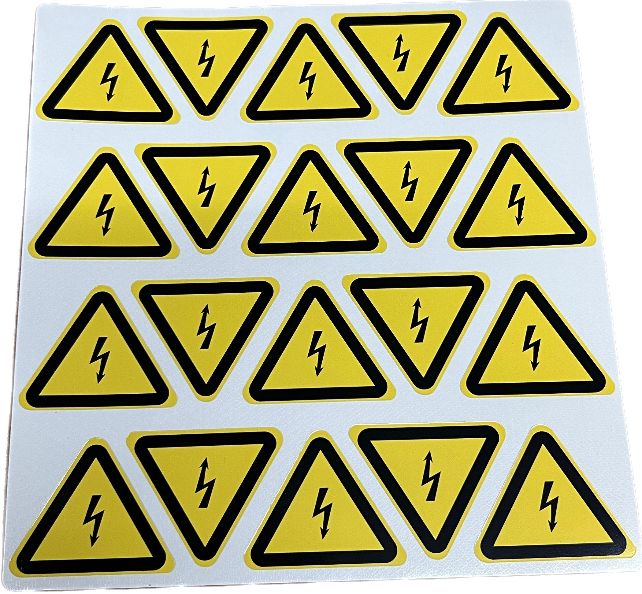 Pictogram stickers - Gevaarlijke elektrische spanning