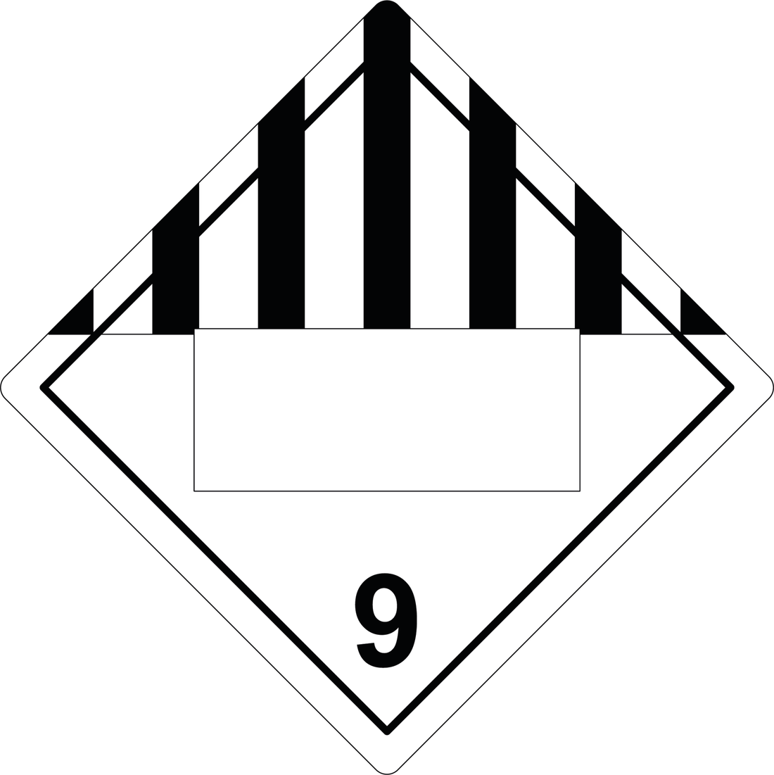 ADR klasse 9 sticker diverse gevaarlijke stoffen met pictogram | Picto ...