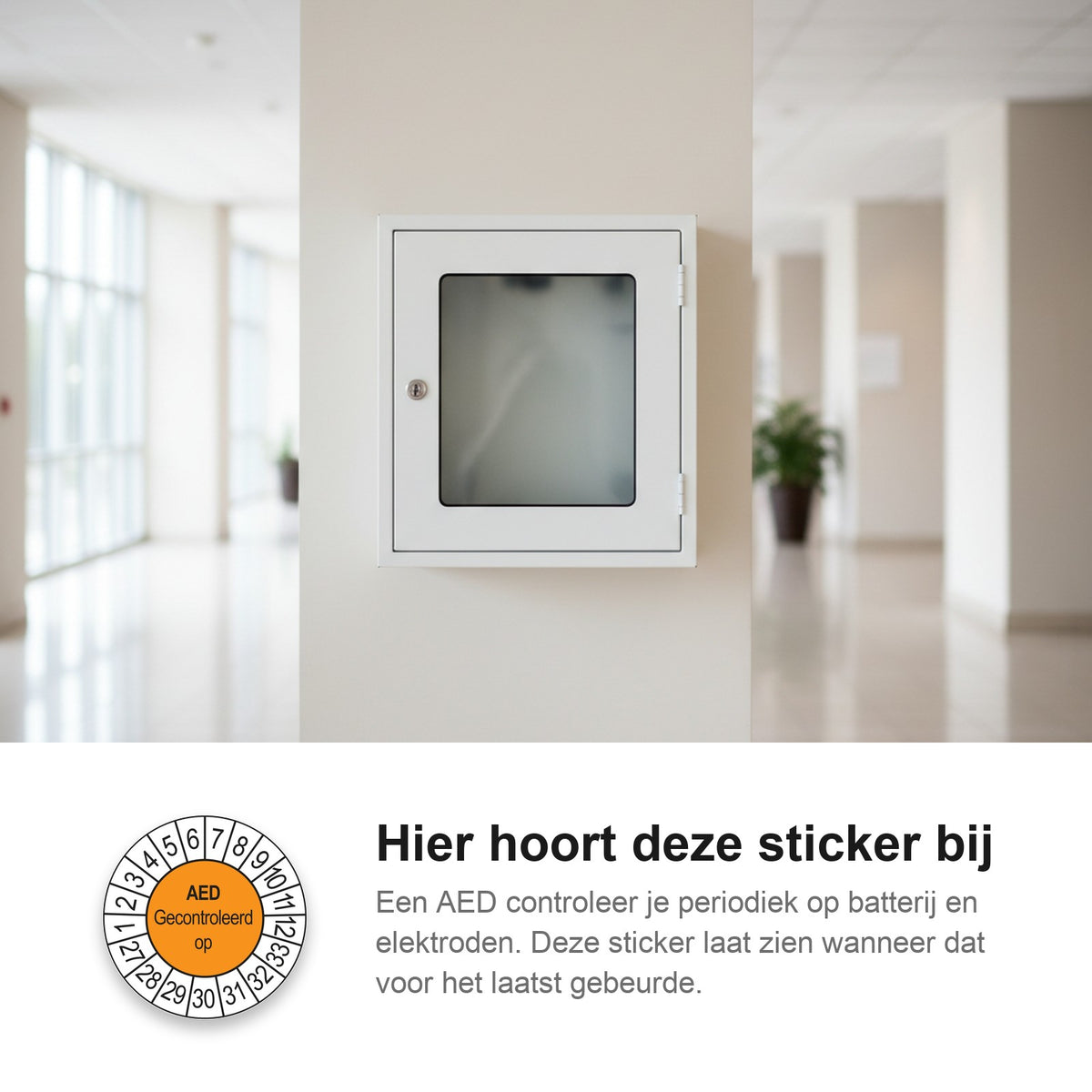 sfeerbeeld AED Gecontroleerd op Oranje