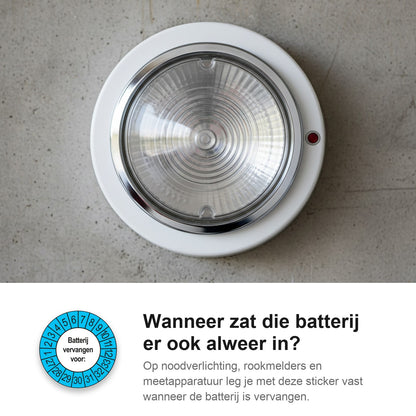 sfeerbeeld Batterij Vervangen Buiten Blauw
