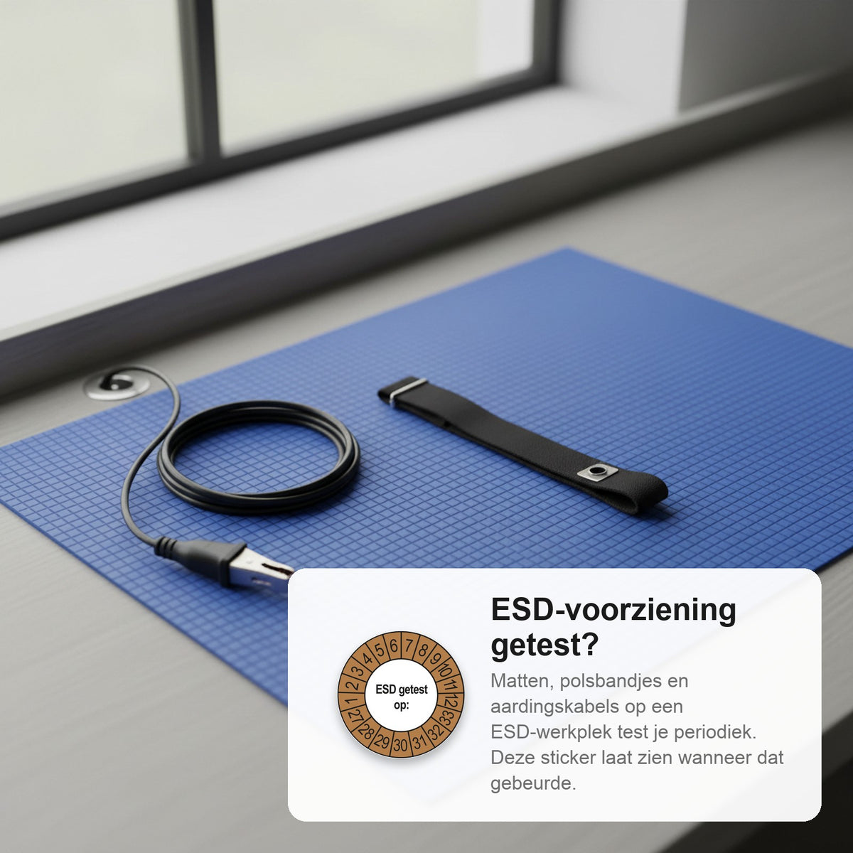 sfeerbeeld ESD Getest op Buiten Bruin