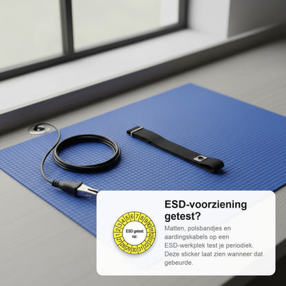 sfeerbeeld ESD Getest op Buiten Geel