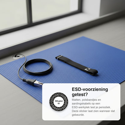 sfeerbeeld ESD Getest op Buiten Zwart