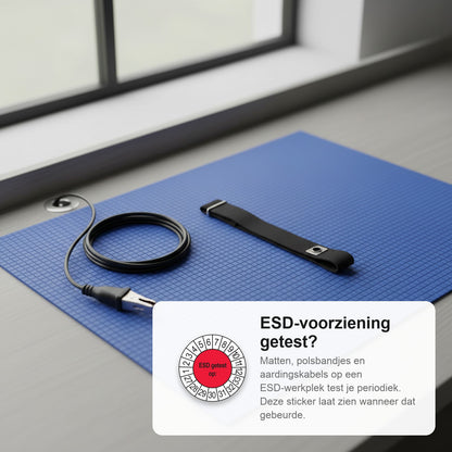 sfeerbeeld ESD Getest op Rood