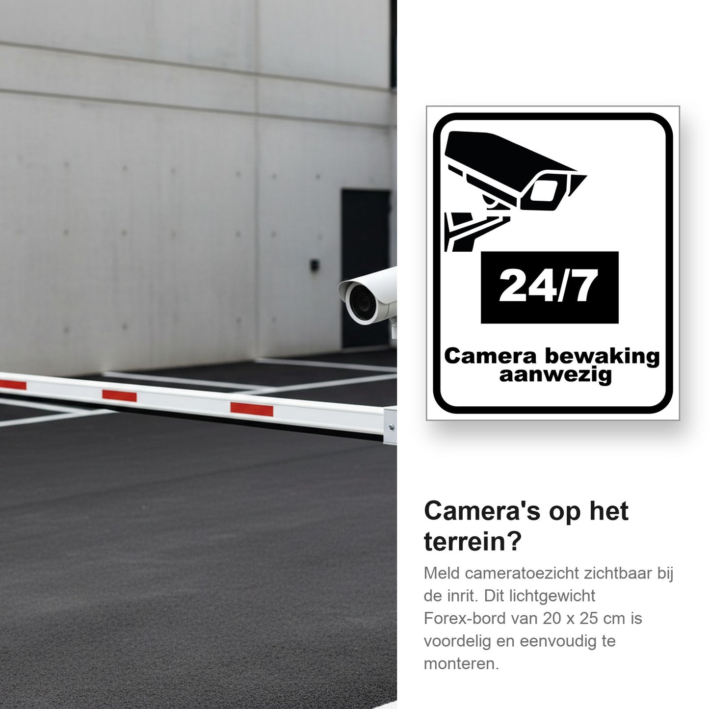 sfeerbeeld bord forex-camera-tekst-zwart