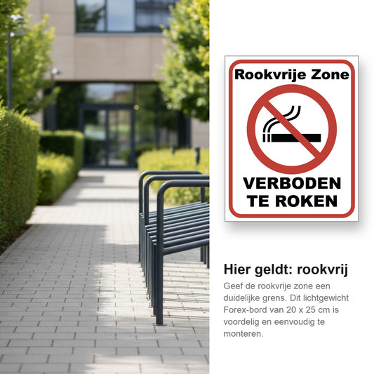 sfeerbeeld bord forex-rookvrije-zone