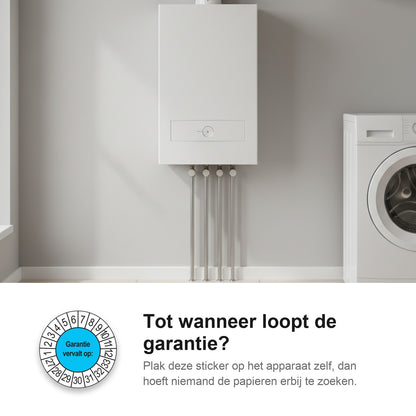 sfeerbeeld Garantie vervalt op Blauw