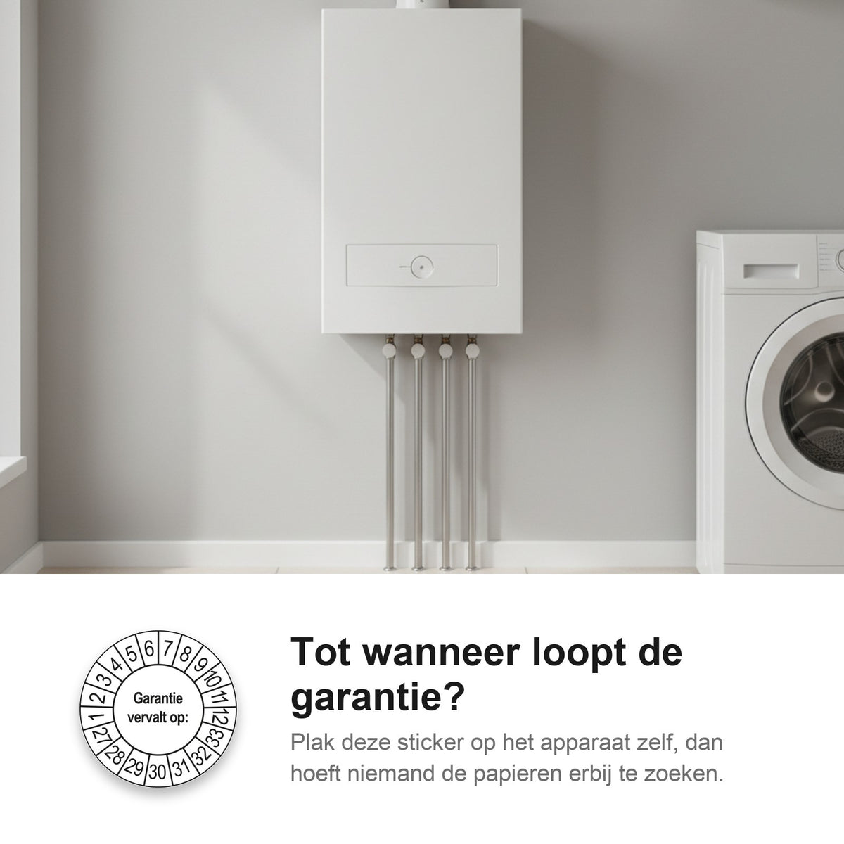 sfeerbeeld Garantie vervalt op Wit