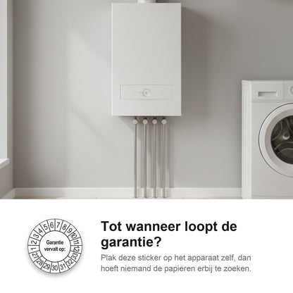 sfeerbeeld Garantie vervalt op Wit