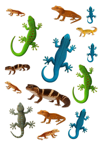 Stickervel A4 met 15 gekkostickers, vel 2 van 2