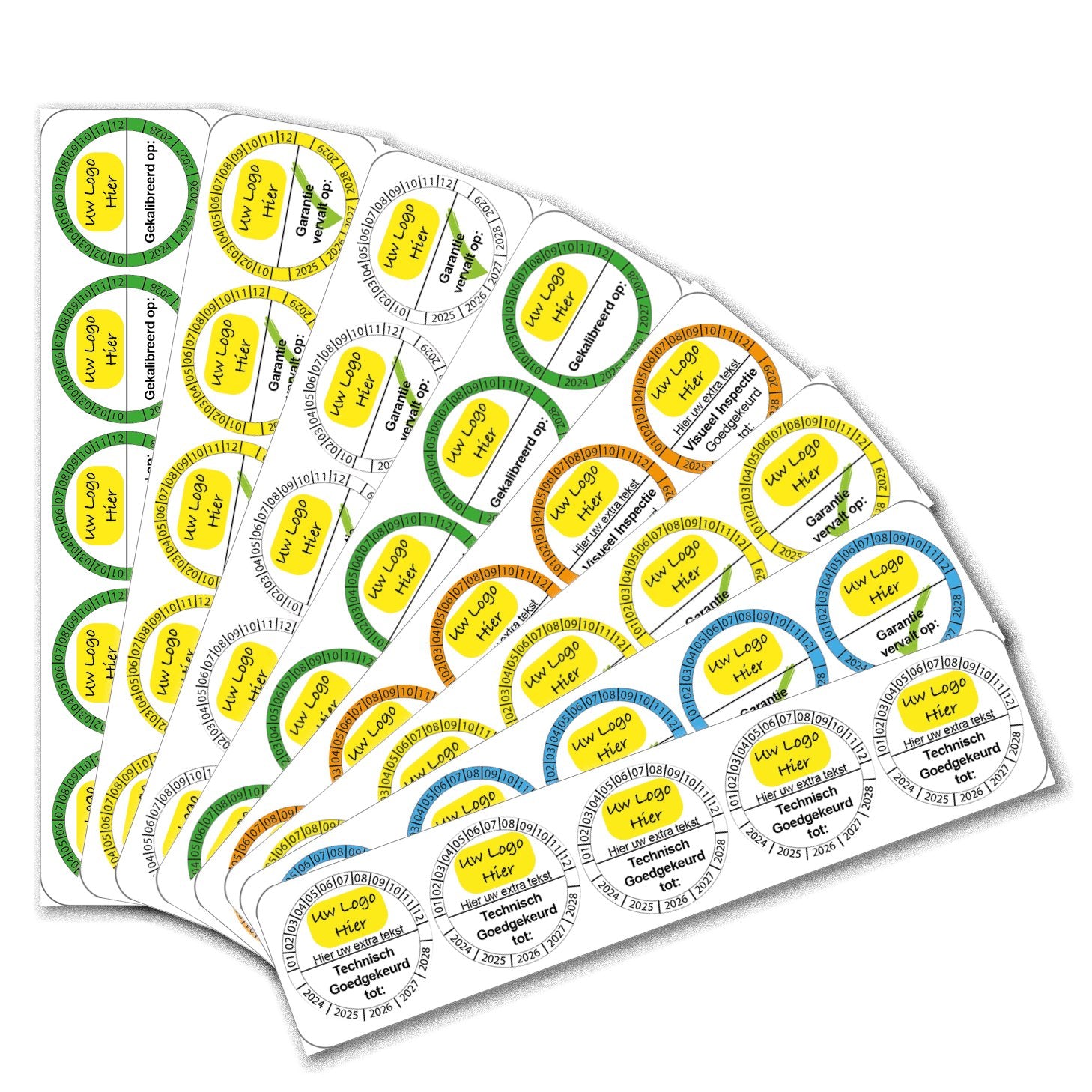 Gepersonaliseerde Keuringsstickers | Logo en tekst naar wens - Ricard Pictogram stickers - 8718133053498