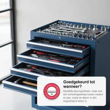 sfeerbeeld Goedgekeurd tot (met scheidingsstreep) Buiten Rood