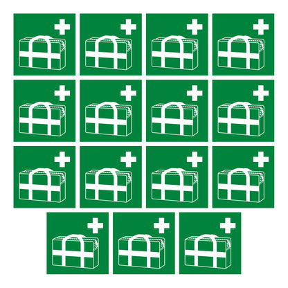Medische noodtas sticker 5 cm, 15 stuks