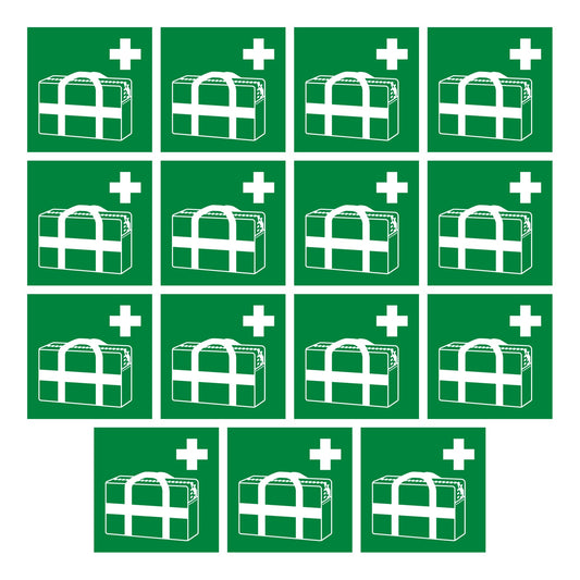 Medische noodtas sticker 5 cm, 15 stuks