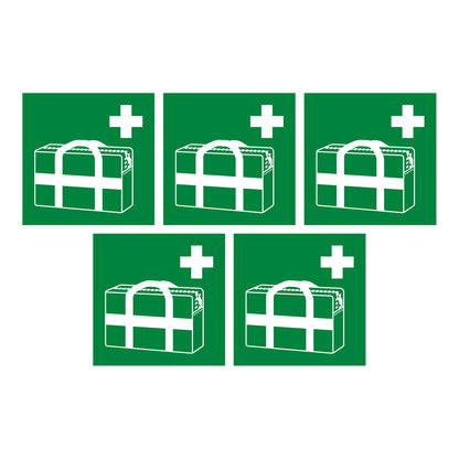 Medische noodtas sticker 20 cm, 5 stuks