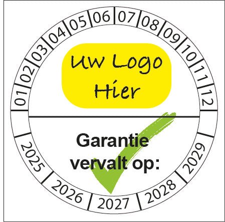 Keuringssticker met eigen logo - Ricard Pictogram stickers -