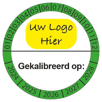 Keuringssticker met eigen logo - Ricard Pictogram stickers -