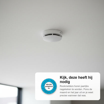 sfeerbeeld NEN 2555 Goedgekeurd tot Buiten Blauw