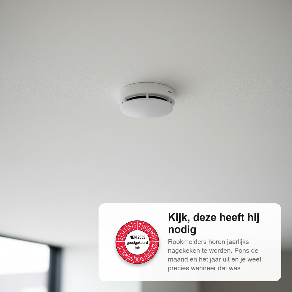 sfeerbeeld NEN 2555 Goedgekeurd tot Buiten Rood