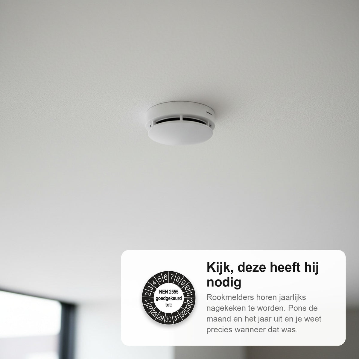 sfeerbeeld NEN 2555 Goedgekeurd tot Buiten Zwart