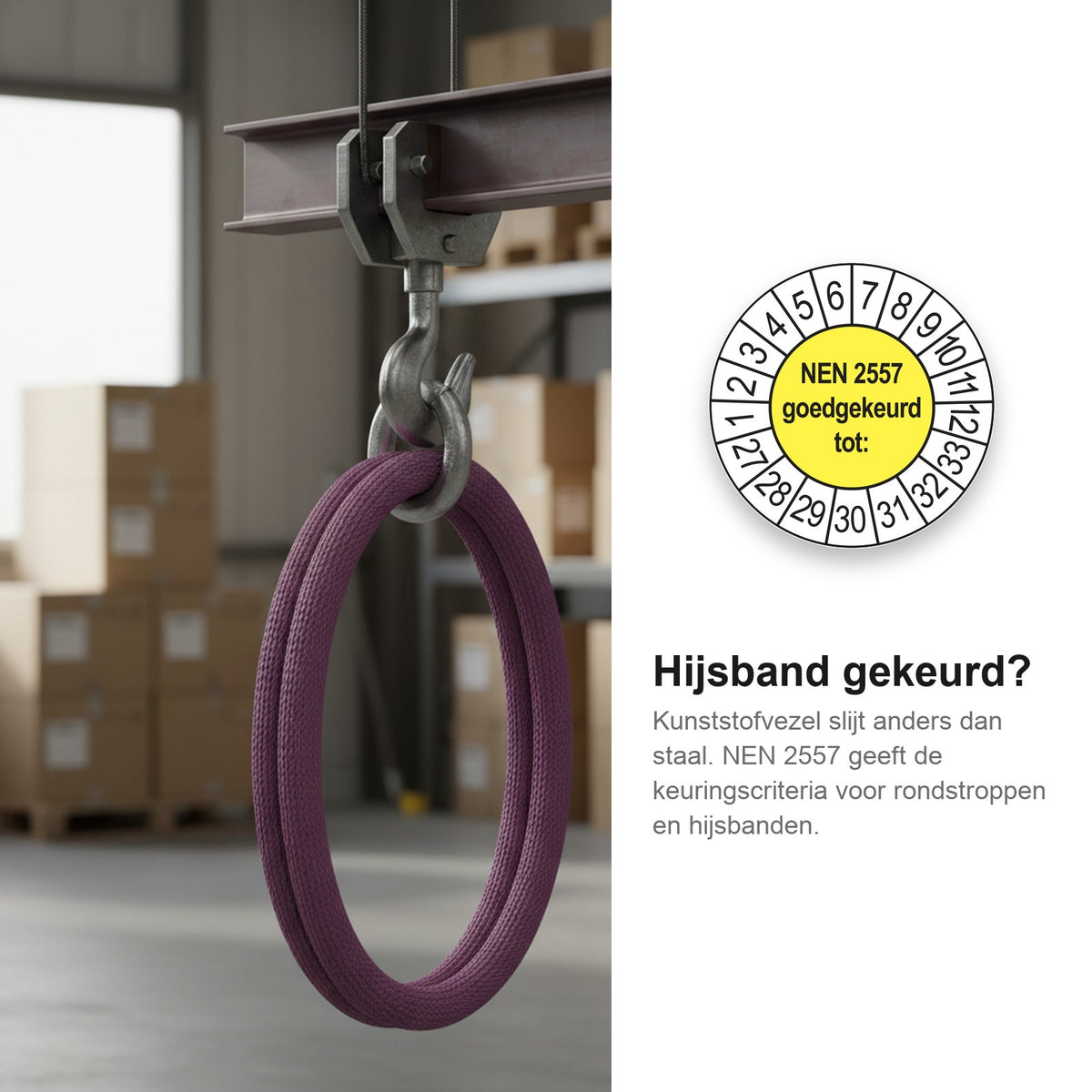 sfeerbeeld NEN 2557 Goedgekeurd tot Geel
