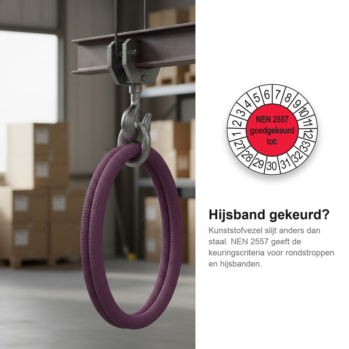 sfeerbeeld NEN 2557 Goedgekeurd tot Rood