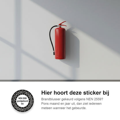 sfeerbeeld NEN 2559 Goedgekeurd tot Buiten Zwart