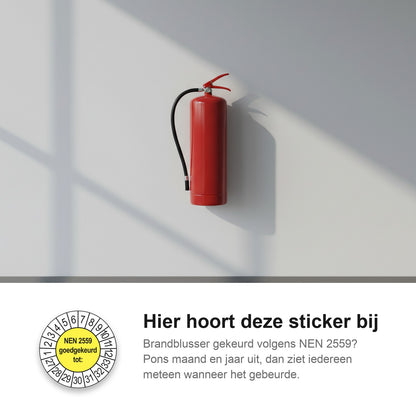 sfeerbeeld NEN 2559 Goedgekeurd tot Geel