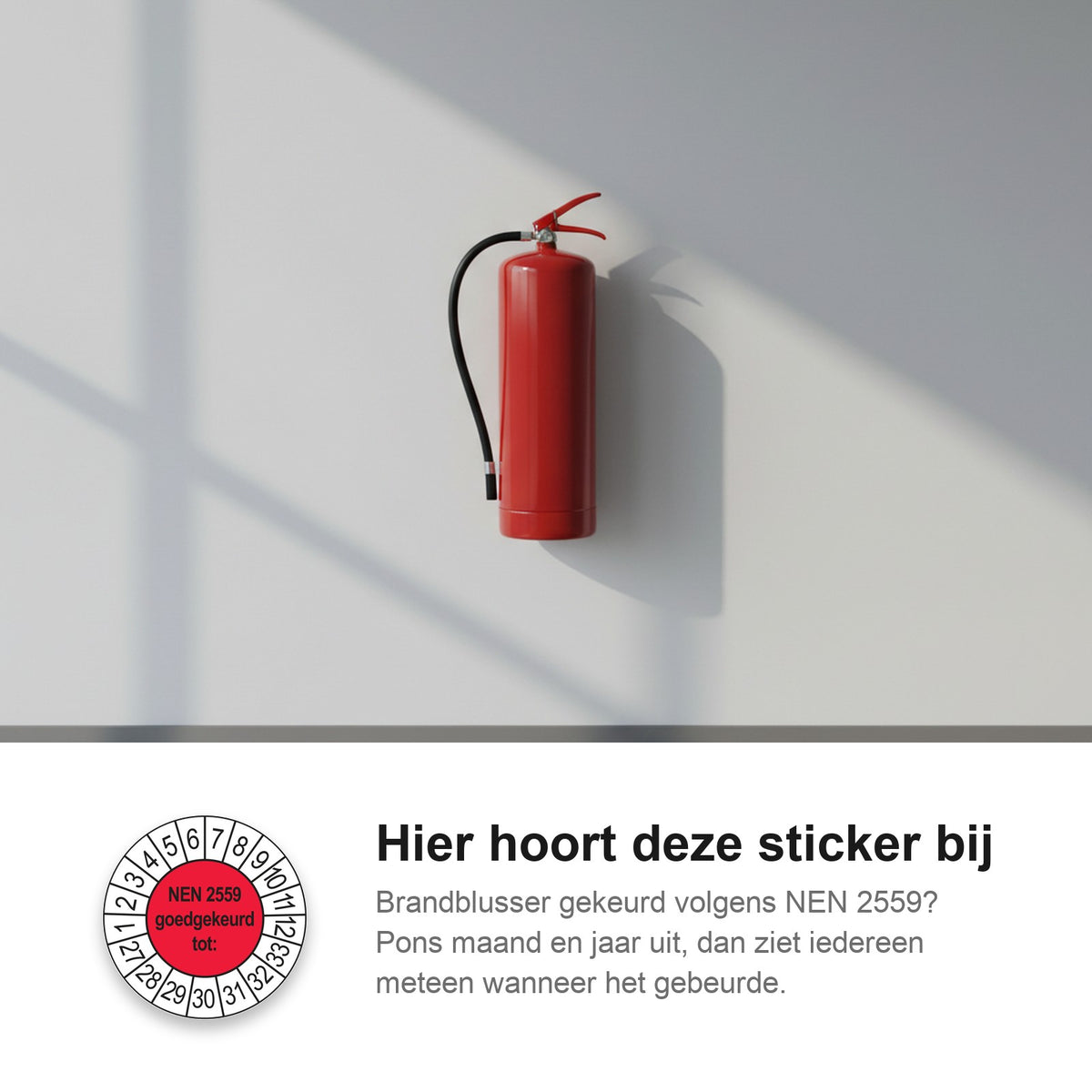 sfeerbeeld NEN 2559 Goedgekeurd tot Rood