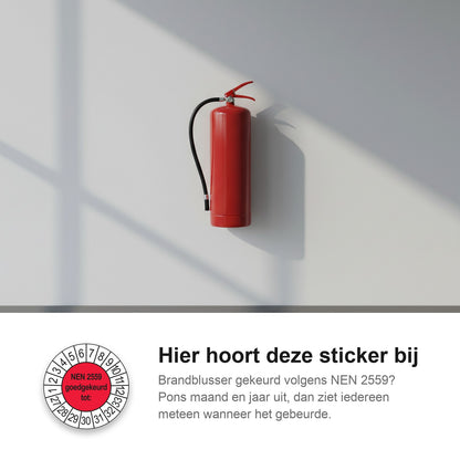 sfeerbeeld NEN 2559 Goedgekeurd tot Rood