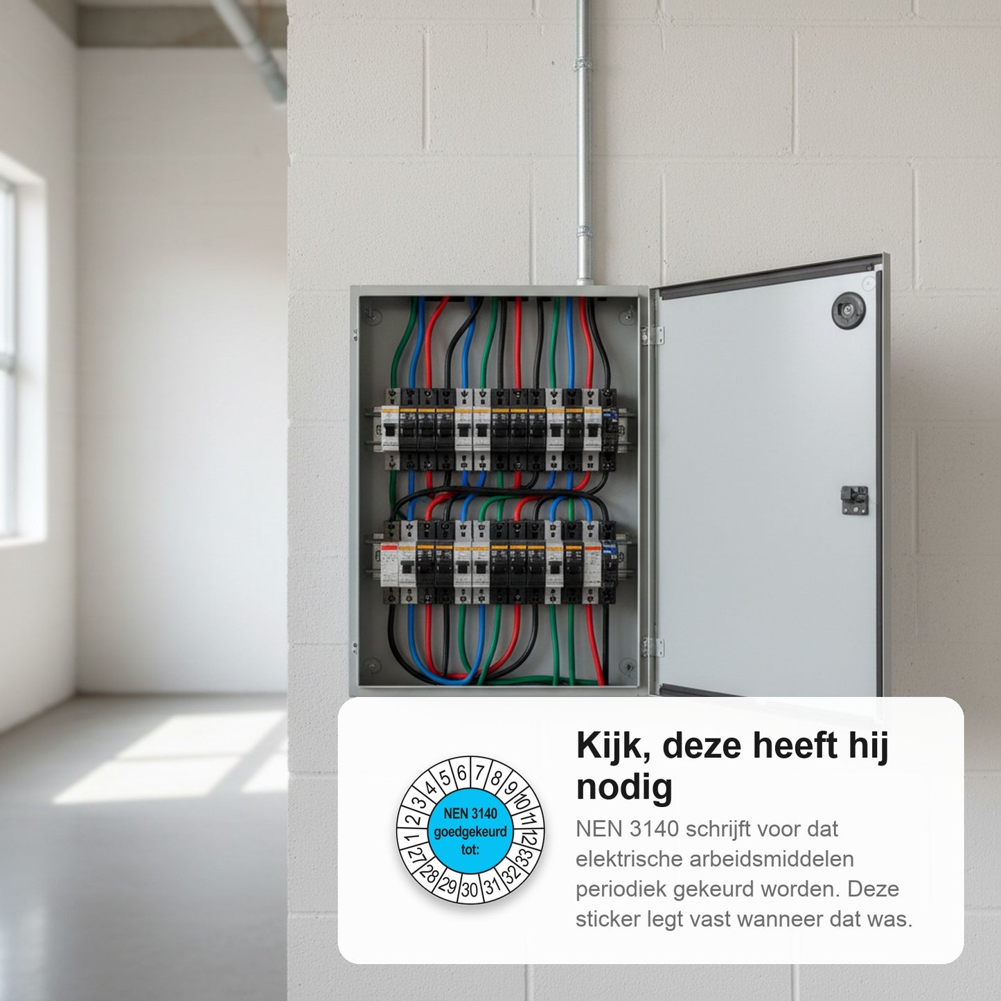 sfeerbeeld NEN 3140 Goedgekeurd tot Blauw