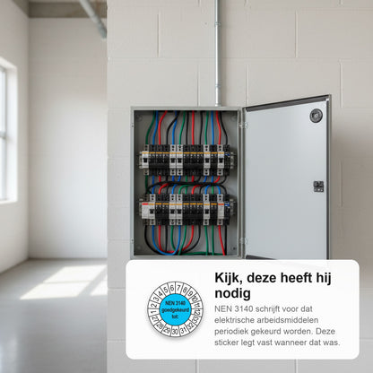 sfeerbeeld NEN 3140 Goedgekeurd tot Blauw