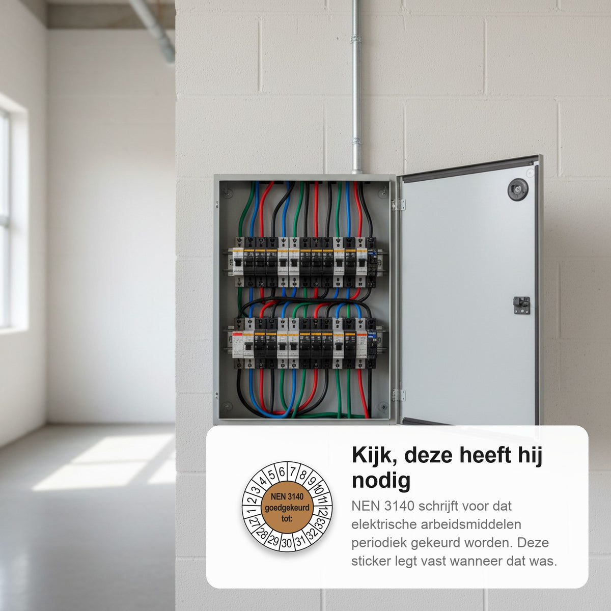 sfeerbeeld NEN 3140 Goedgekeurd tot Bruin